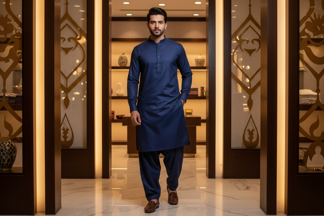 8 pond Mallai Boski (Navy Blue)